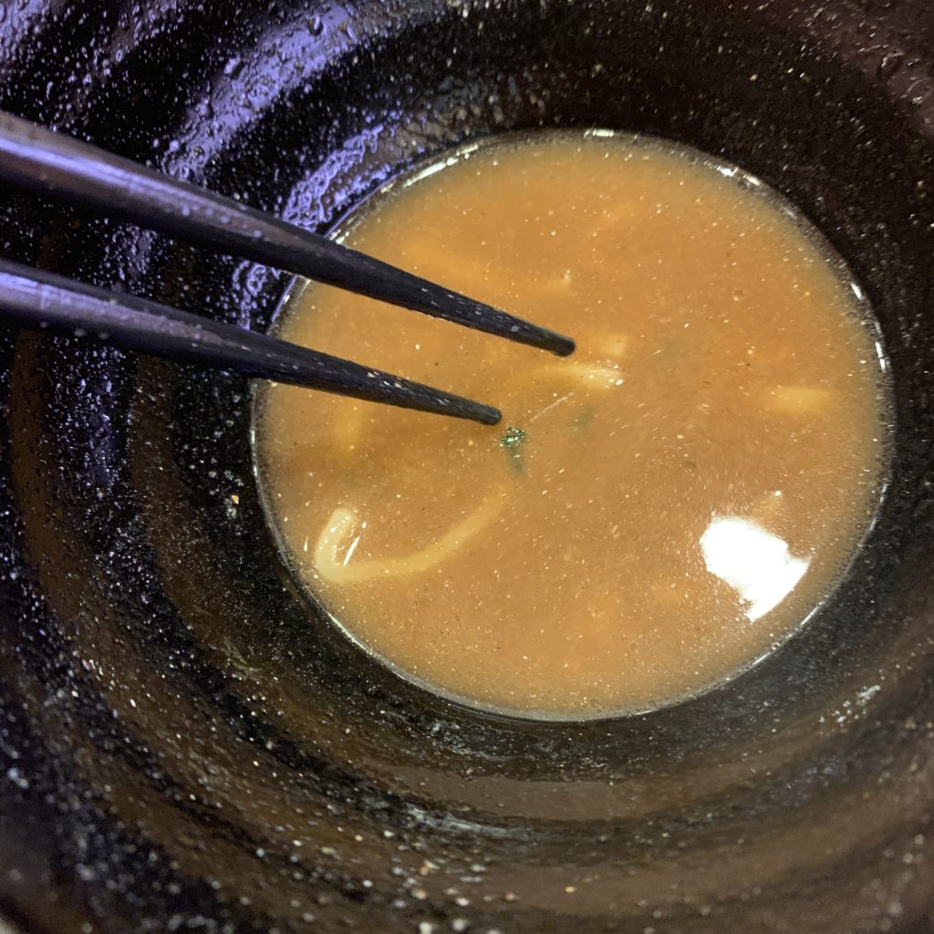 かっぱ寿司本格ラーメンシリーズ　煮干しとんこつ醤油ラーメン完食